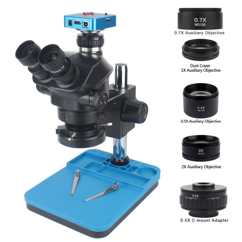 1080P 48MP 2K 4K HDMI USB VGA  - Simul-Focal Industrial Microscope 4K Hdmi review and price