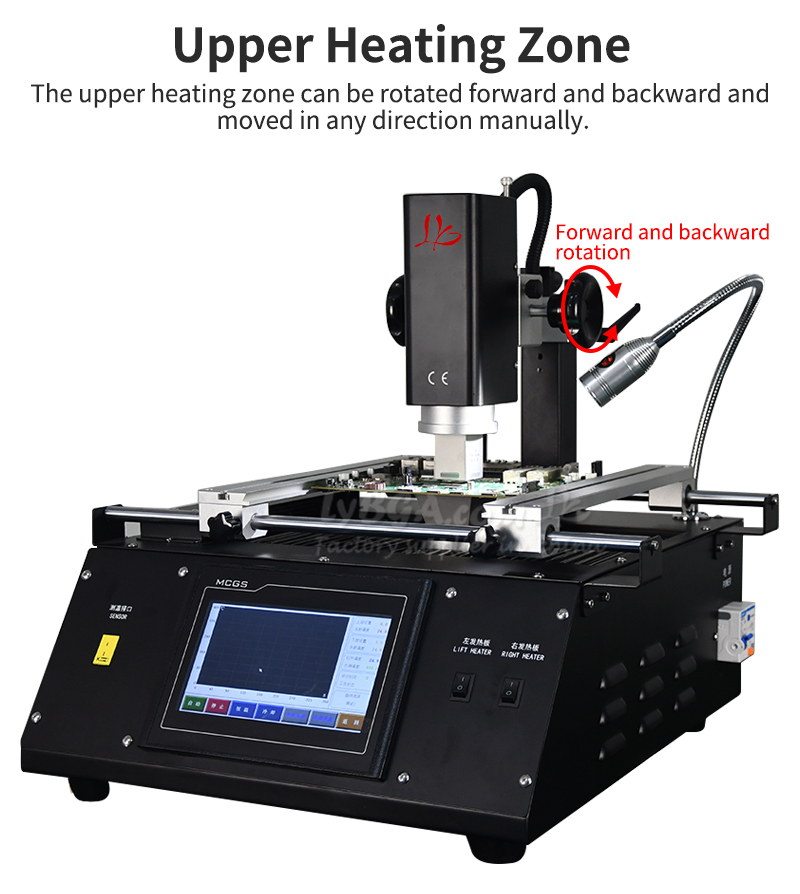 LY R5800 3 Zones Hot-Air BGA R - Infrared Bga Rework Station review and price